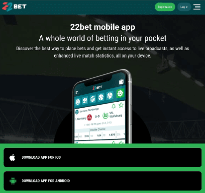 22bet android app