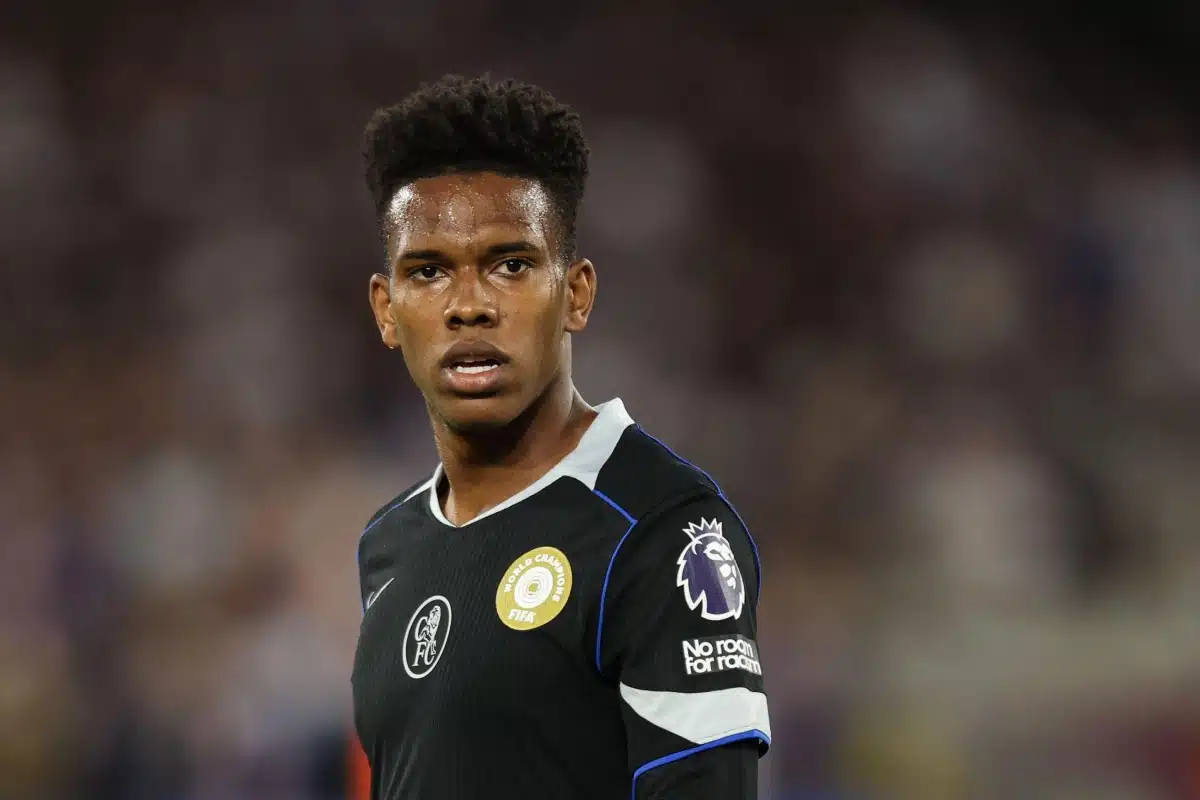 Estevao of Chelsea during the Premier League match between West Ham United FC and Chelsea FC