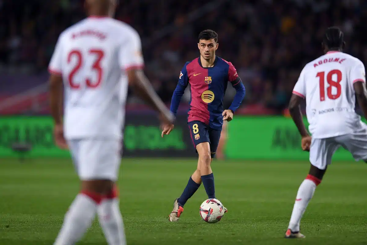 Pedri of FC Barcelona during the match between FC Barcelona and Sevilla FC, 2024